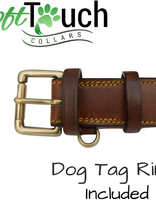 Load image into Gallery viewer, - Luxury Real Leather Padded Dog Collar
